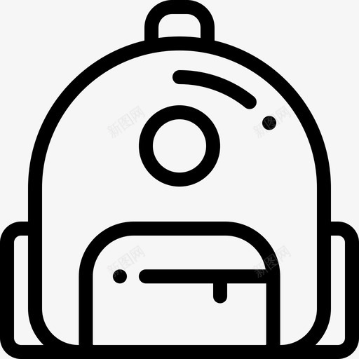 背包返校36直线型图标svg_新图网 https://ixintu.com 直线型 背包 返校36