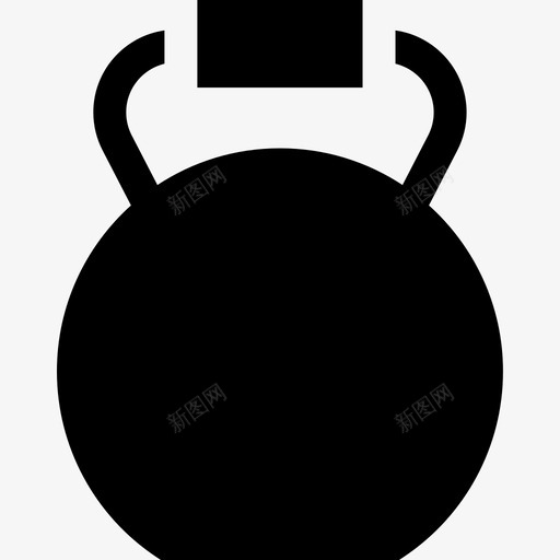 壶铃健身器材24填充图标svg_新图网 https://ixintu.com 健身器材24 填充 壶铃