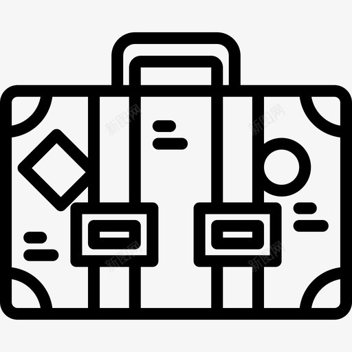 行李箱79号酒店直列式图标svg_新图网 https://ixintu.com 79号酒店 直列式 行李箱