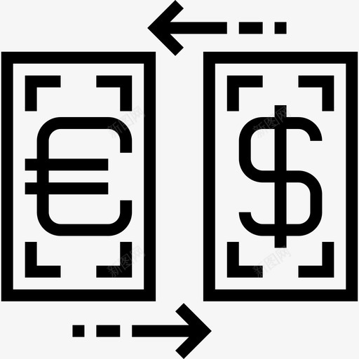 交换电子商务67线性图标svg_新图网 https://ixintu.com 交换 电子商务67 线性