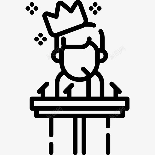 最佳战略与管理9直线型图标svg_新图网 https://ixintu.com 战略与管理9 最佳 直线型