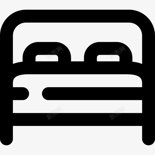 床13户直系图标svg_新图网 https://ixintu.com 13户 床 直系