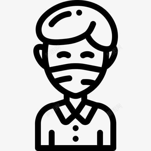 男护士牙医20岁直系亲属图标svg_新图网 https://ixintu.com 牙医20岁 男护士 直系亲属