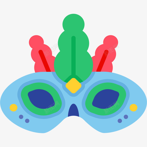 眼罩游行5号扁平图标svg_新图网 https://ixintu.com 扁平 游行5号 眼罩