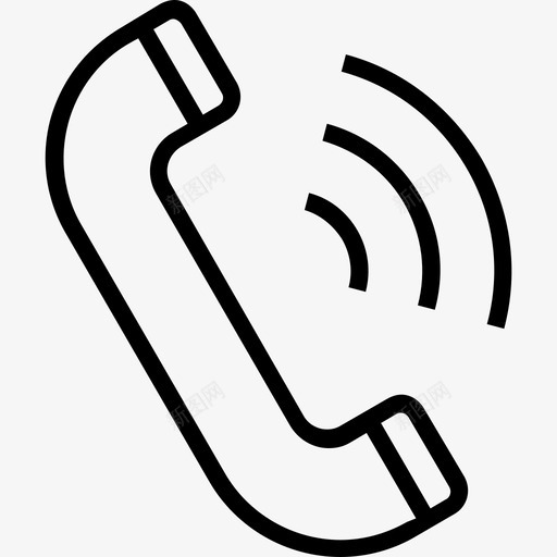 电话网络和通信2线性图标svg_新图网 https://ixintu.com 电话 线性 网络和通信2