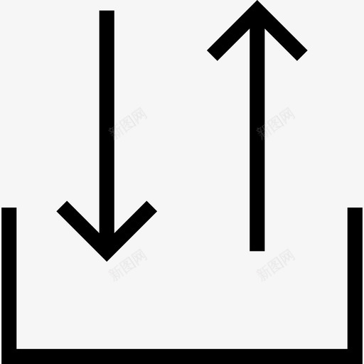 传输数据分析2线性图标svg_新图网 https://ixintu.com 传输 数据分析2 线性