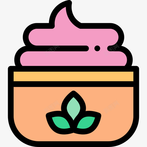 奶油水疗和桑拿正色图标svg_新图网 https://ixintu.com 奶油 正色 水疗和桑拿