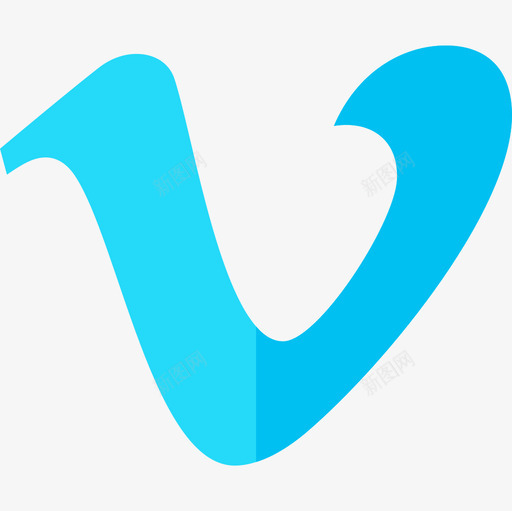 Vimeo社交媒体49扁平图标svg_新图网 https://ixintu.com Vimeo 扁平 社交媒体49