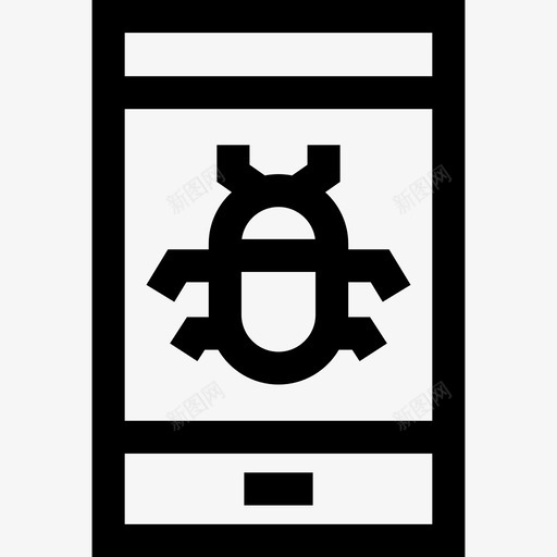 智能手机黑客14线性图标svg_新图网 https://ixintu.com 智能手机 线性 黑客14