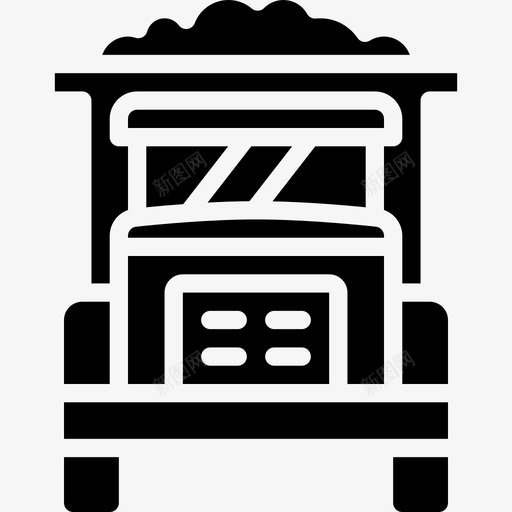 载货卡车工业43填充图标svg_新图网 https://ixintu.com 填充 工业43 载货卡车