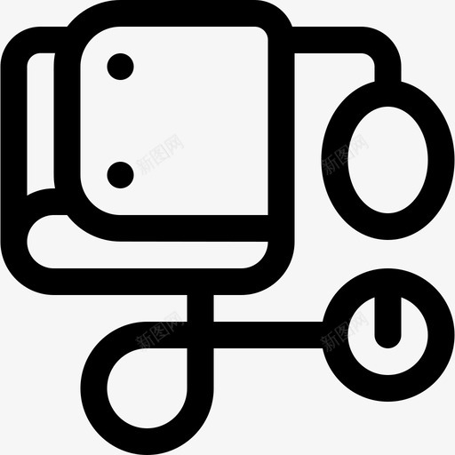 血压医疗器械5线性图标svg_新图网 https://ixintu.com 医疗器械5 线性 血压