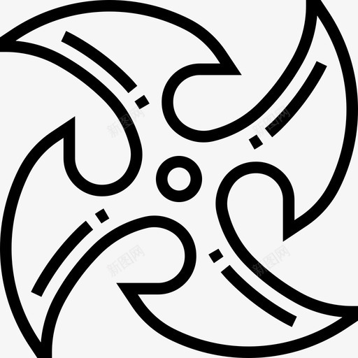 Shuriken忍者2直系图标svg_新图网 https://ixintu.com Shuriken 忍者2 直系