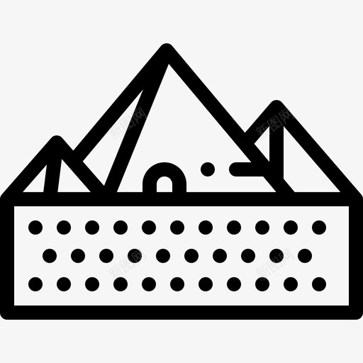 金字塔沙漠15线形图标svg_新图网 https://ixintu.com 沙漠15 线形 金字塔