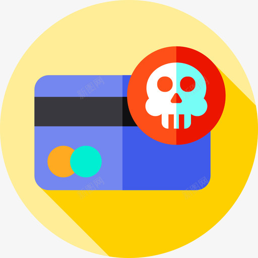 信用卡hacker17扁平图标svg_新图网 https://ixintu.com hacker17 信用卡 扁平