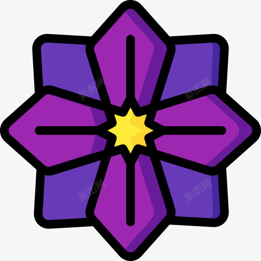 花自然49线形颜色图标svg_新图网 https://ixintu.com 线形颜色 自然49 花