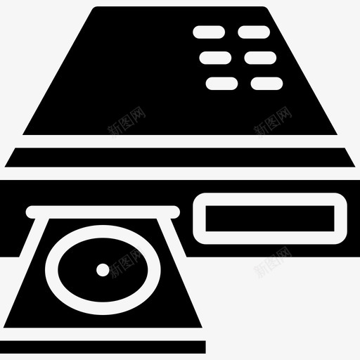 Dvd播放机娱乐30填充图标svg_新图网 https://ixintu.com Dvd播放机 填充 娱乐30