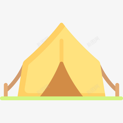 帐篷夏季9公寓图标svg_新图网 https://ixintu.com 公寓 夏季9 帐篷