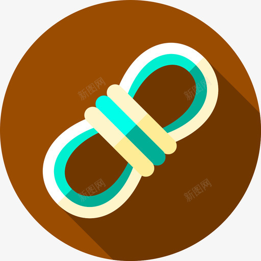 绳索户外活动23直线图标svg_新图网 https://ixintu.com 户外活动23 直线 绳索
