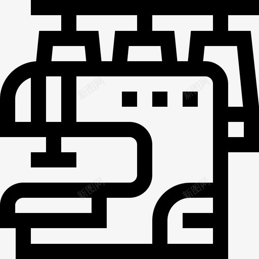 缝纫机缝纫机21直线图标svg_新图网 https://ixintu.com 直线 缝纫机 缝纫机21