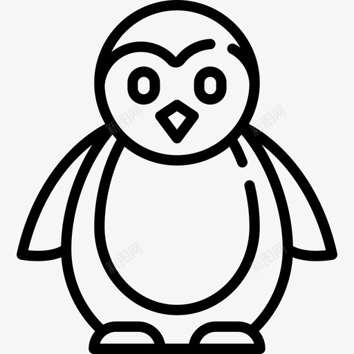 企鹅动物与自然3直系图标svg_新图网 https://ixintu.com 企鹅 动物与自然3 直系