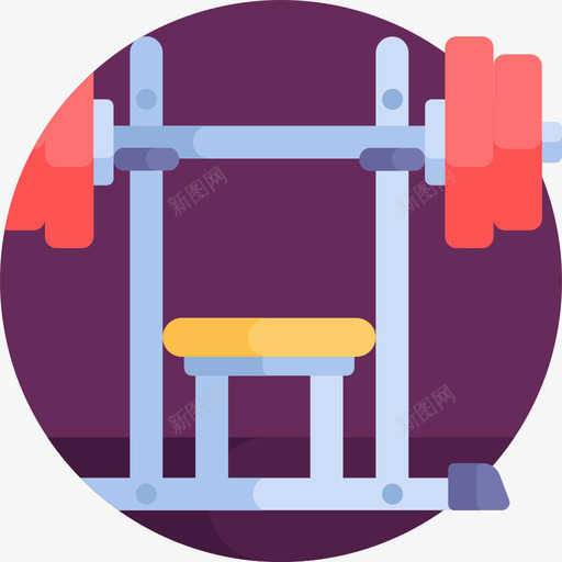 器械健身器材18平板图标svg_新图网 https://ixintu.com 健身器材18 器械 平板