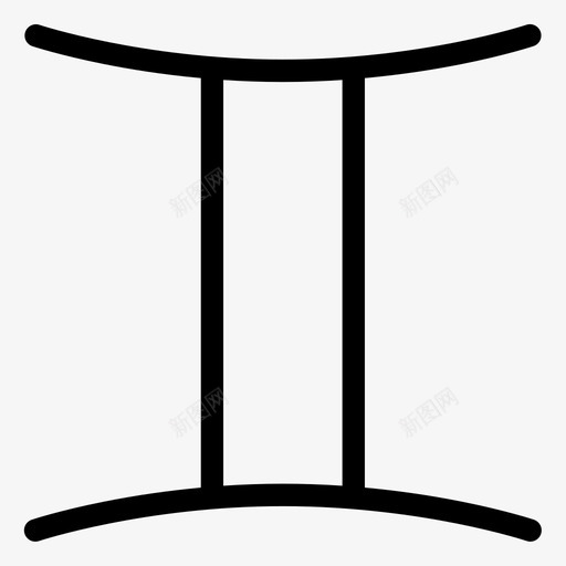 星座-双子座svg_新图网 https://ixintu.com 星座-双子座