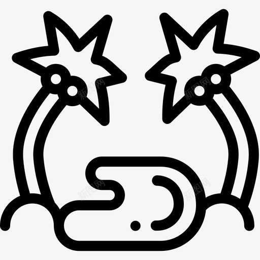 绿洲沙漠15线性图标svg_新图网 https://ixintu.com 沙漠15 线性 绿洲