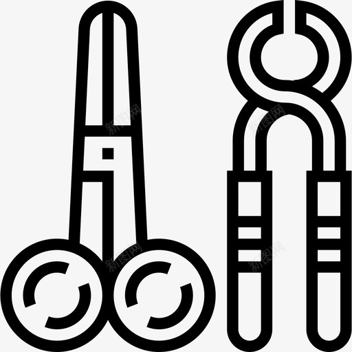 牙科工具牙医7线性图标svg_新图网 https://ixintu.com 牙医7 牙科工具 线性