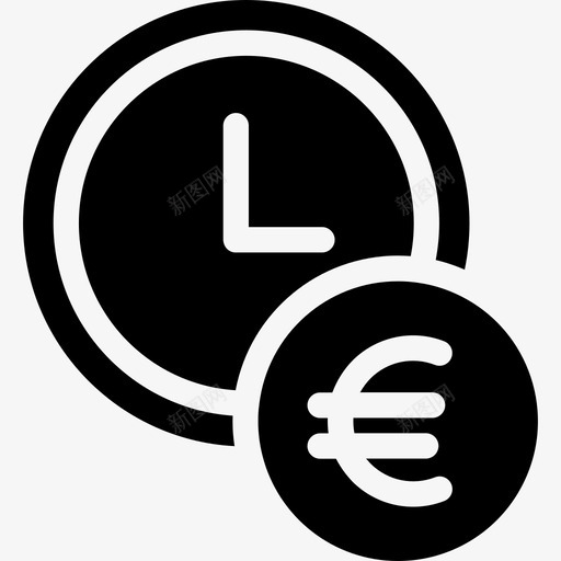 欧元银行和金融14稳健图标svg_新图网 https://ixintu.com 欧元 稳健 银行和金融14