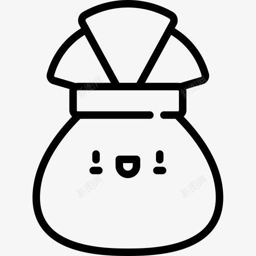 袋忍者9直线型图标svg_新图网 https://ixintu.com 忍者9 直线型 袋