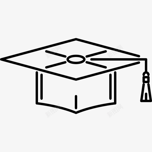 Mortarboard21学校直系图标svg_新图网 https://ixintu.com 21学校 Mortarboard 直系
