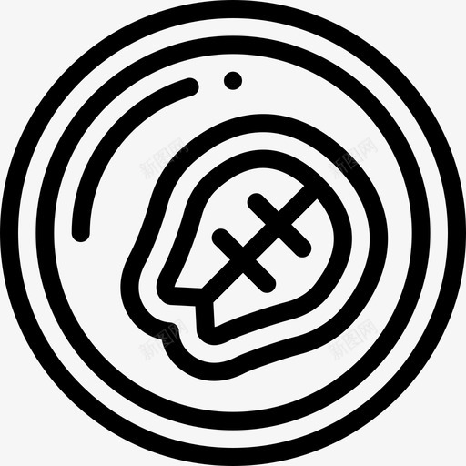 牛排快餐33直系图标svg_新图网 https://ixintu.com 快餐33 牛排 直系