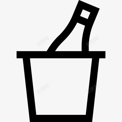 香槟31号酒吧直线型图标svg_新图网 https://ixintu.com 31号酒吧 直线型 香槟