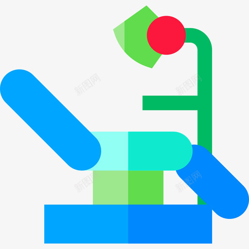 牙科椅医疗器械扁平图标svg_新图网 https://ixintu.com 医疗器械 扁平 牙科椅