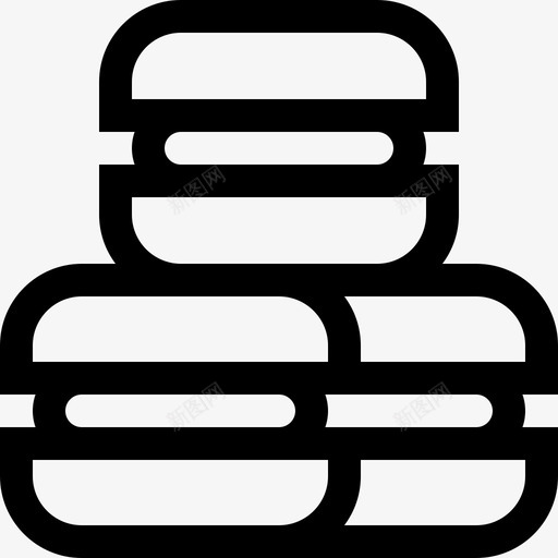 马卡龙糖果店3直系图标svg_新图网 https://ixintu.com 直系 糖果店3 马卡龙