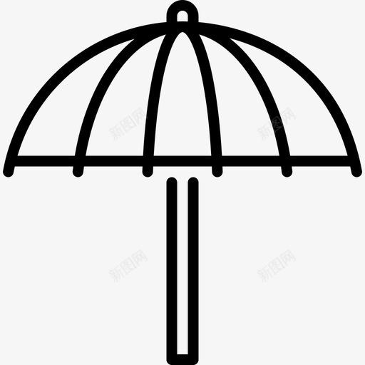 雨伞西班牙语直线型图标svg_新图网 https://ixintu.com 直线型 西班牙语 雨伞