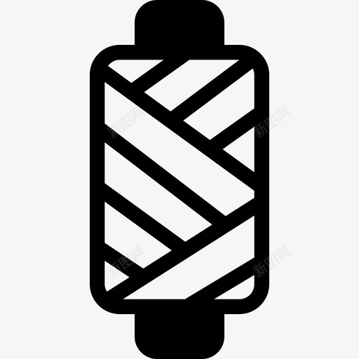 线轴工艺缝纫3填充图标svg_新图网 https://ixintu.com 填充 工艺缝纫3 线轴