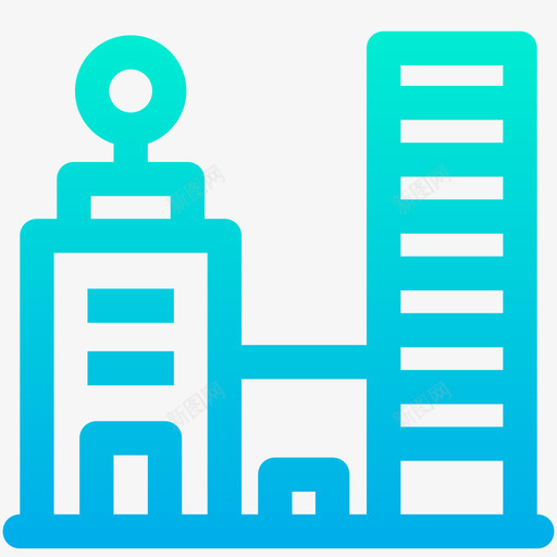 城市景观68号办公室坡度图标svg_新图网 https://ixintu.com 68号办公室 坡度 城市景观