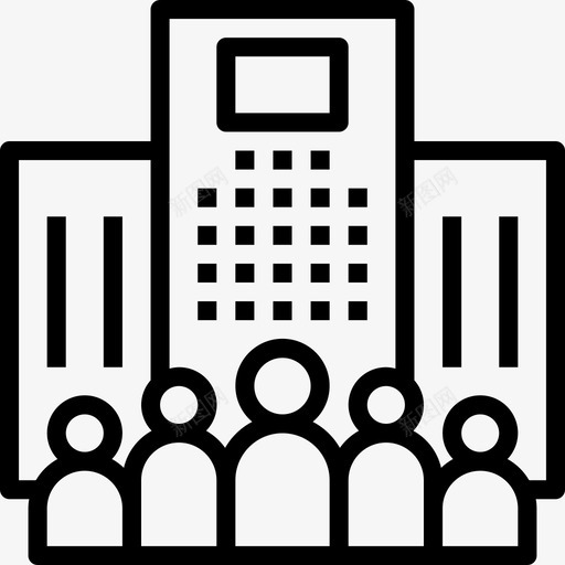 企业股票市场2线性图标svg_新图网 https://ixintu.com 企业 线性 股票市场2