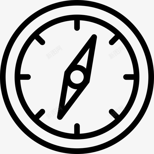 罗盘侦察兵2号直线图标svg_新图网 https://ixintu.com 侦察兵2号 直线 罗盘