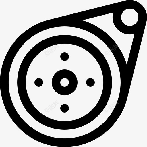 直线链轮12图标svg_新图网 https://ixintu.com 12 直线链轮