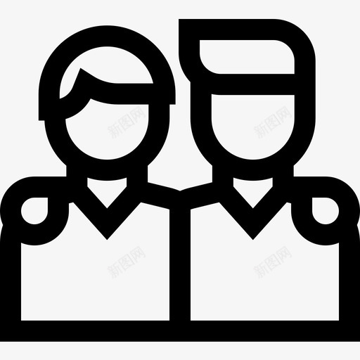 朋友友谊11直系图标svg_新图网 https://ixintu.com 友谊11 朋友 直系
