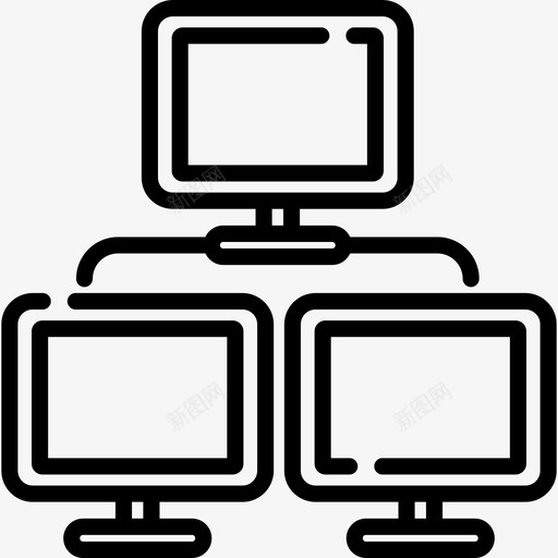 服务器呼叫中心8线性图标svg_新图网 https://ixintu.com 呼叫中心8 服务器 线性