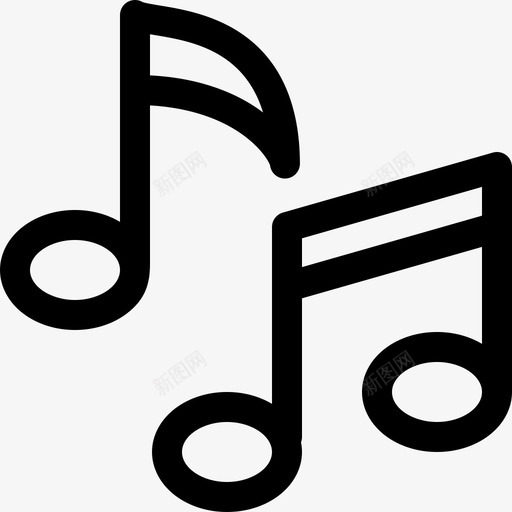 音乐美术3线性图标svg_新图网 https://ixintu.com 线性 美术3 音乐