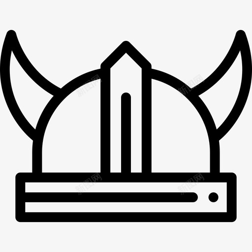 头盔中世纪27直纹图标svg_新图网 https://ixintu.com 中世纪27 头盔 直纹