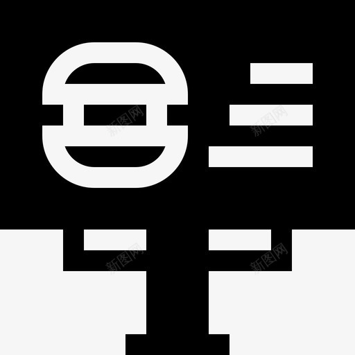 广告牌高速公路服务2已填充图标svg_新图网 https://ixintu.com 已填充 广告牌 高速公路服务2
