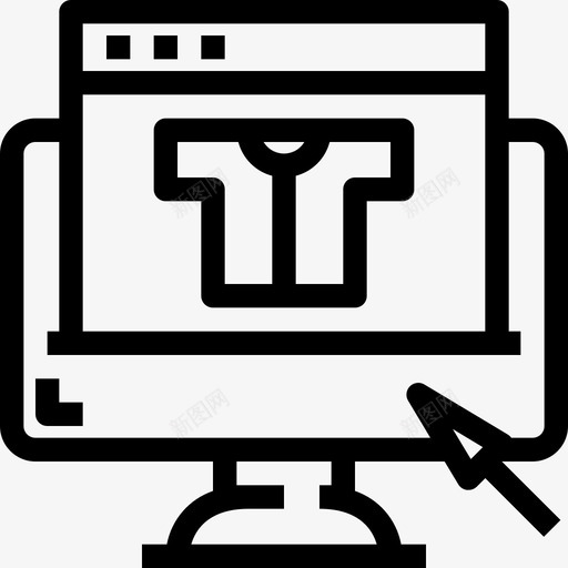选择购物和电子商务2线性图标svg_新图网 https://ixintu.com 线性 购物和电子商务2 选择