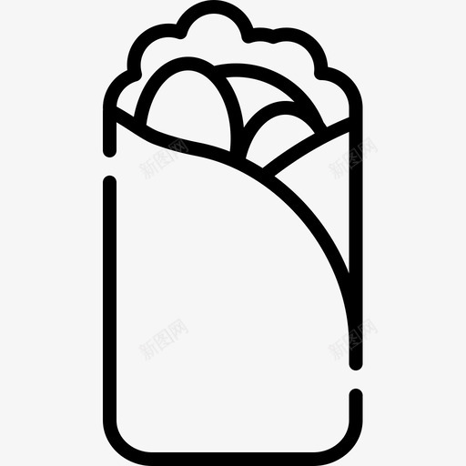 烤肉串快餐45直系图标svg_新图网 https://ixintu.com 快餐45 烤肉串 直系
