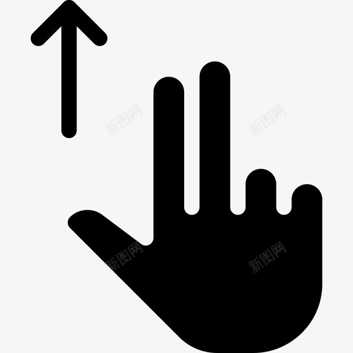 滚动触摸手势5填充图标svg_新图网 https://ixintu.com 填充 滚动 触摸手势5