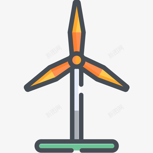 Eolic能源回收12双色图标svg_新图网 https://ixintu.com Eolic能源 双色 回收12